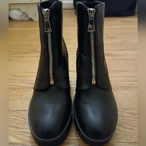 ASOS Miss Selfridge NWOB Black Zipper Punk Steam Grunge Indie Rock Boots 6 UK 4 - Picture 16 of 16